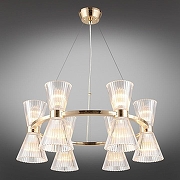 Люстра Aployt El1nor APL.801.03.12 цвет плафона/подвески Прозрачный, цвет арматуры Золото-15