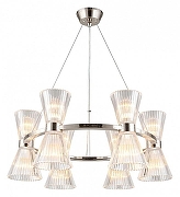 Люстра Aployt El1nor APL.801.13.12 цвет плафона/подвески Прозрачный, цвет арматуры Хром-1