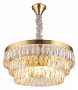 Люстра Aployt Francheska APL.837.03.08 цвет плафона/подвески Оранжевый, цвет арматуры Бронза-1