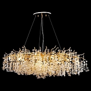 Люстра Aployt Aurora APL.845.03.12 цвет плафона/подвески Прозрачный, цвет арматуры Золото-1