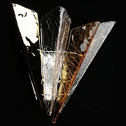 Накладной светильник Aployt Teresa APL.855.01.03 цвет плафона/подвески Золото, Оранжевый, цвет арматуры Золото-3