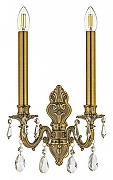 Бра Dio D’Arte Arezzo Arezzo E 2.1.2.100 A цвет плафона/подвески Прозрачный, цвет арматуры Бронза