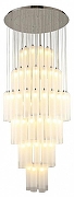 Люстра Aployt Francesca APL.859.06.90 цвет плафона/подвески Белый, цвет арматуры Хром