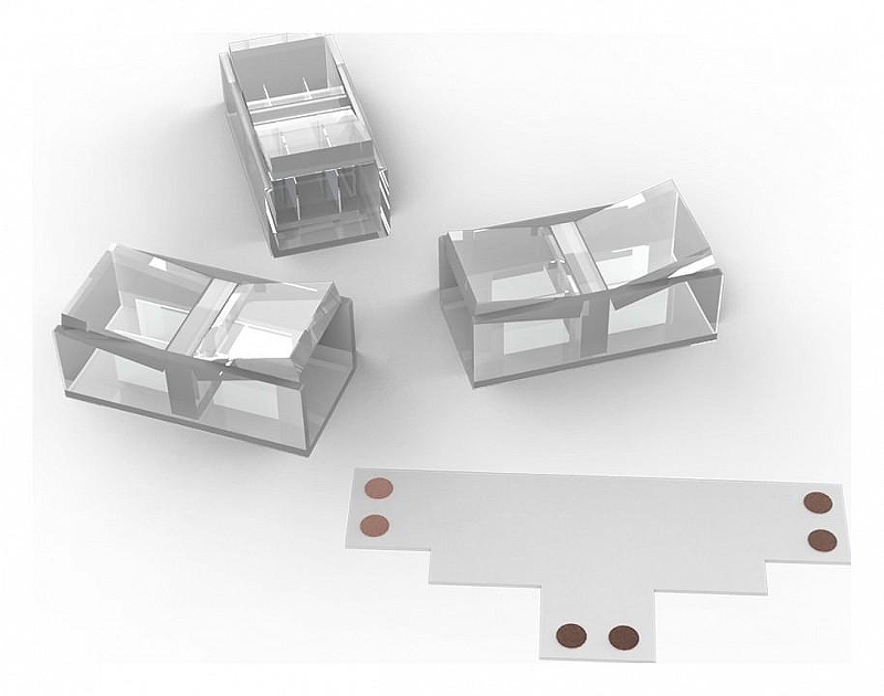 Соединитель лент T-образный жесткий Gauss Basic BT400 