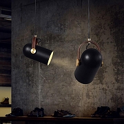 Подвесной светильник Imperiumloft BULLET BULLET-T01 цвет плафона/подвески Черный, цвет арматуры Черный-2