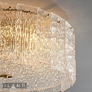 Люстра iLamp Manhattan C6315-D600 BR цвет плафона/подвески Прозрачный, цвет арматуры Латунь-3