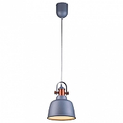 Подвесной светильник Lucia Tucci Industrial INDUSTRIAL 1820.1 SAND SILVER цвет плафона/подвески Серебро, цвет арматуры Серебро-1