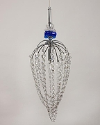 Подвесной светильник Manne Charlotte CL.7705-1CH цвет плафона/подвески Прозрачный, цвет арматуры Серый-1