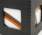 Настольная лампа MM Lampadari Window D038/L1 V1607 цвет плафона/подвески Коричневый, Оранжевый, цвет арматуры Коричневый-3