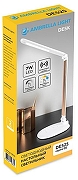 Настольная лампа офисная Ambrella Light DE DE525 цвет плафона/подвески Белый, цвет арматуры Золото-3