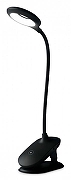 Настольная лампа офисная Ambrella Light DE DE703 цвет плафона/подвески Черный, цвет арматуры Черный