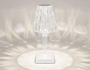 Настольная лампа Ambrella Light DE DE8055 цвет плафона/подвески Прозрачный, цвет арматуры Прозрачный-1