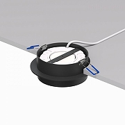 Встраиваемый светильник Denkirs FLAT DK2090-BK цвет плафона/подвески Черный, цвет арматуры Черный-3