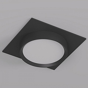 Встраиваемый светильник Denkirs FLAT DK2091-BK цвет плафона/подвески Черный, цвет арматуры Черный