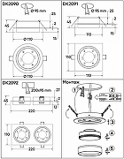 Встраиваемый светильник Denkirs FLAT DK2091-BK цвет плафона/подвески Черный, цвет арматуры Черный-5