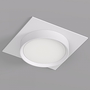 Встраиваемый светильник Denkirs FLAT DK2091-WH цвет плафона/подвески Белый, цвет арматуры Белый
