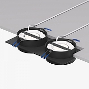 Встраиваемый светильник Denkirs FLAT DK2092-BK цвет плафона/подвески Белый, цвет арматуры Черный-4