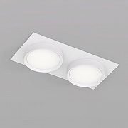 Встраиваемый светильник Denkirs FLAT DK2092-WH цвет плафона/подвески Белый, цвет арматуры Белый-1