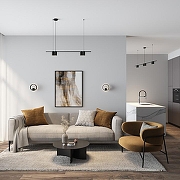 Подвесной светильник Denkirs Orb1t DK4063-BK цвет плафона/подвески Черный, цвет арматуры Черный-1