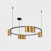 Люстра Denkirs Orb1t DK4065-BK+SG цвет плафона/подвески Золото, цвет арматуры Золото-2