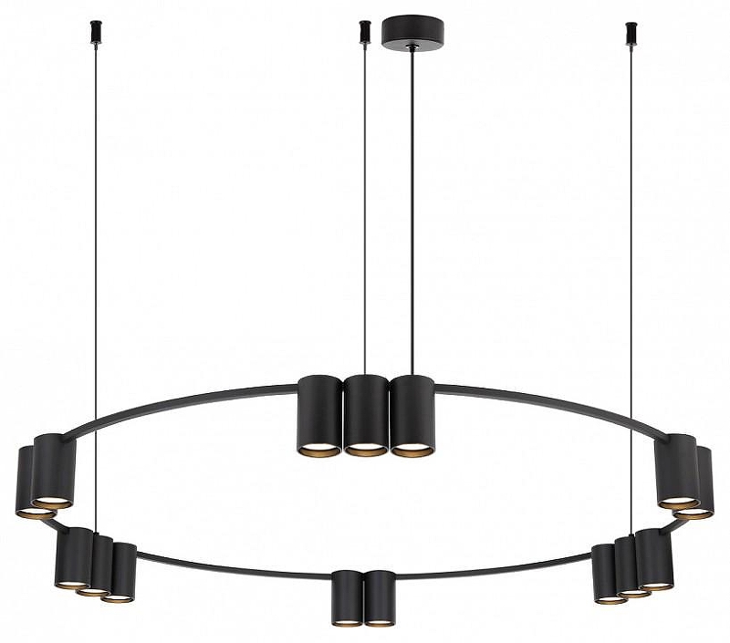 Люстра Denkirs Orb1t DK4067-BK 