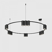 Люстра Denkirs Orb1t DK4067-BK цвет плафона/подвески Черный, цвет арматуры Черный-1