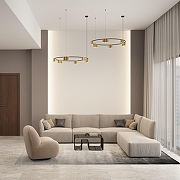 Люстра Denkirs Orb1t DK4067-BK+SG цвет плафона/подвески Золото, цвет арматуры Золото-3