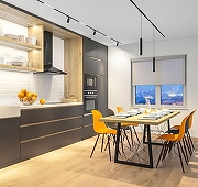 Подвесной светильник Denkirs Smart DK8008-BK цвет плафона/подвески Черный, цвет арматуры Белый-8