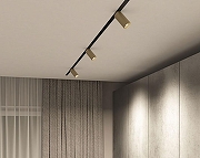 Светильник на штанге Denkirs Smart DK8010-BG цвет плафона/подвески Золото, цвет арматуры Черный-4