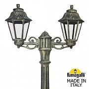 Фонарный столб Fumagalli Anna E22.156.S20.BXF1R цвет плафона/подвески Прозрачный, цвет арматуры Бронза-1