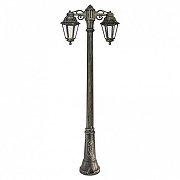 Фонарный столб Fumagalli Anna E22.156.S20.BXF1RDN цвет плафона/подвески Прозрачный, цвет арматуры Бронза