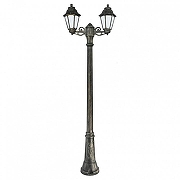 Фонарный столб Fumagalli Anna E22.156.S20.BYF1R цвет плафона/подвески Бронза, Опал, цвет арматуры Бронза