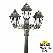 Фонарный столб Fumagalli Anna E22.156.S21.BXF1R цвет плафона/подвески Прозрачный, цвет арматуры Бронза-1