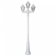 Фонарный столб Fumagalli Anna E22.156.S21.WXF1R цвет плафона/подвески Прозрачный, цвет арматуры Белый