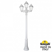 Фонарный столб Fumagalli Anna E22.156.S21.WYF1R цвет плафона/подвески Опал, цвет арматуры Белый-2