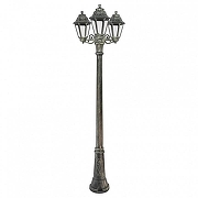 Фонарный столб Fumagalli Anna E22.156.S30.BXF1R цвет плафона/подвески Прозрачный, цвет арматуры Бронза