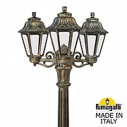 Фонарный столб Fumagalli Anna E22.156.S31.BXF1R цвет плафона/подвески Прозрачный, цвет арматуры Бронза-1
