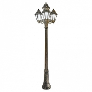 Фонарный столб Fumagalli Anna E22.156.S31.BYF1R цвет плафона/подвески Бронза, Опал, цвет арматуры Бронза