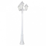 Фонарный столб Fumagalli Anna E22.156.S31.WYF1R цвет плафона/подвески Опал, цвет арматуры Белый
