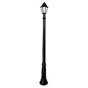 Фонарный столб Fumagalli Anna E22.157.000.AYF1R цвет плафона/подвески Опал, Черный, цвет арматуры Черный