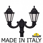 Фонарный столб Fumagalli Anna E22.157.R20.AXF1R цвет плафона/подвески Прозрачный, цвет арматуры Черный-1