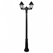 Фонарный столб Fumagalli Anna E22.157.S20.AXF1R цвет плафона/подвески Прозрачный, цвет арматуры Черный