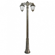 Фонарный столб Fumagalli Anna E22.157.S20.BYF1RDN цвет плафона/подвески Бронза, Опал, цвет арматуры Бронза