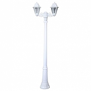 Фонарный столб Fumagalli Anna E22.157.S20.WXF1R цвет плафона/подвески Прозрачный, цвет арматуры Белый