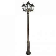 Фонарный столб Fumagalli Anna E22.157.S30.BYF1R цвет плафона/подвески Бронза, Опал, цвет арматуры Бронза