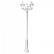 Фонарный столб Fumagalli Anna E22.157.S30.WYF1R цвет плафона/подвески Опал, цвет арматуры Белый