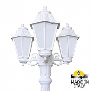 Фонарный столб Fumagalli Anna E22.157.S30.WYF1R цвет плафона/подвески Опал, цвет арматуры Белый-4