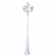 Фонарный столб Fumagalli Anna E22.157.S31.WXF1R цвет плафона/подвески Прозрачный, цвет арматуры Белый