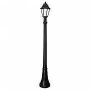 Фонарный столб Fumagalli Anna E22.158.000.AYF1R цвет плафона/подвески Опал, Черный, цвет арматуры Черный