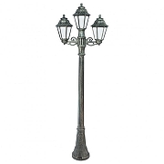 Фонарный столб Fumagalli Anna E22.158.S21.BYF1R цвет плафона/подвески Бронза, Опал, цвет арматуры Бронза